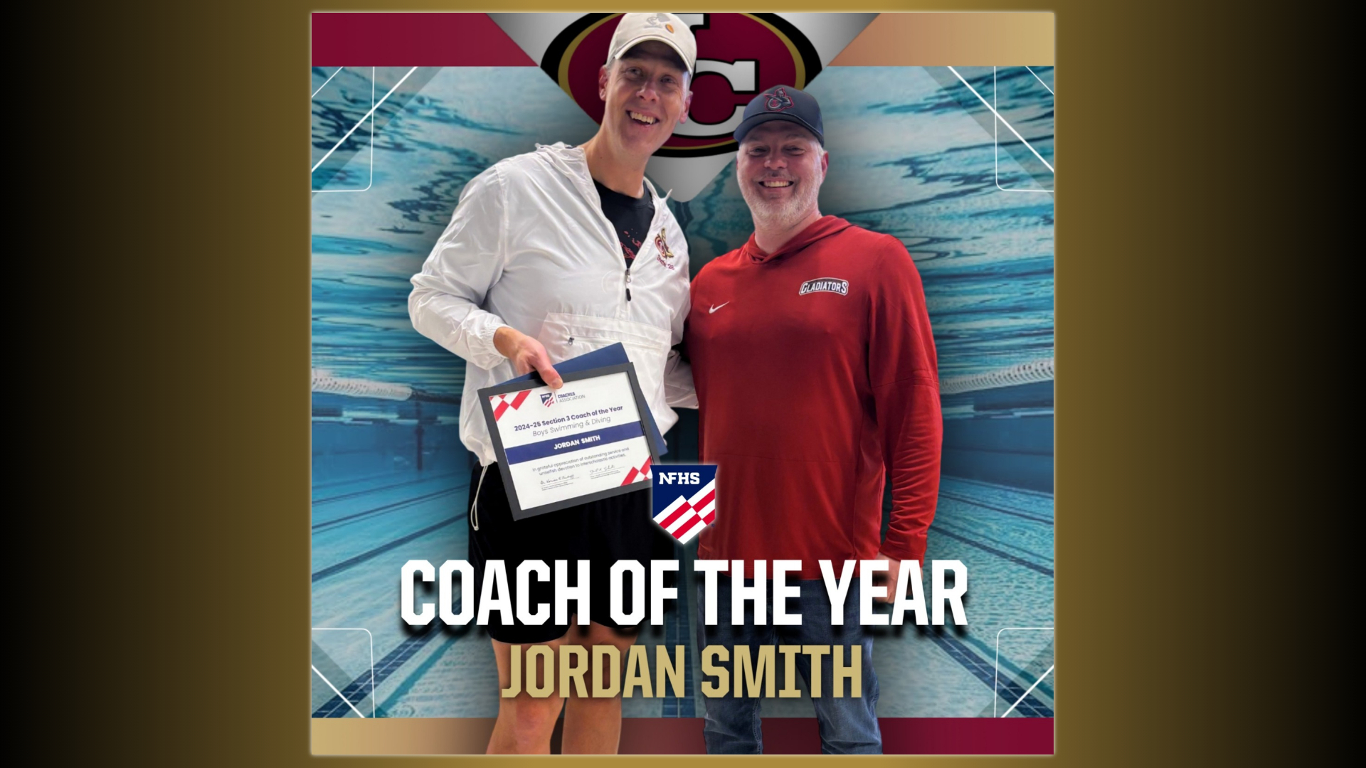 Jordan Smith Named NFHS GA Swim Coach of the Year